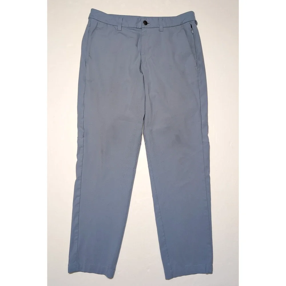 LULULEMON Men's Commission Slim Fit Pants LM5AF2S Gray ~ 31 x 28